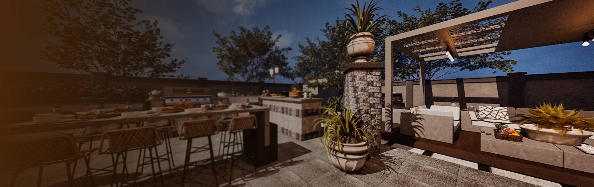 Outdoor Kitchen Banner