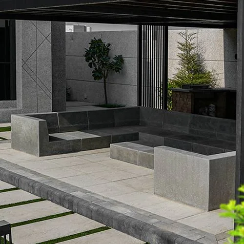 Modern and Custom Outdoor Seating Area in Dubai