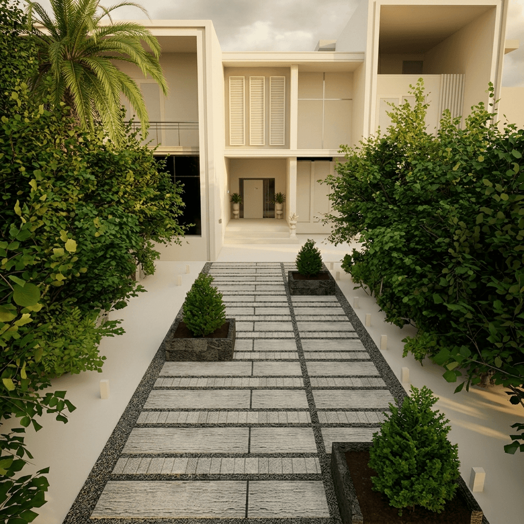Walkway Entrance 0051 - Width 4.20 m