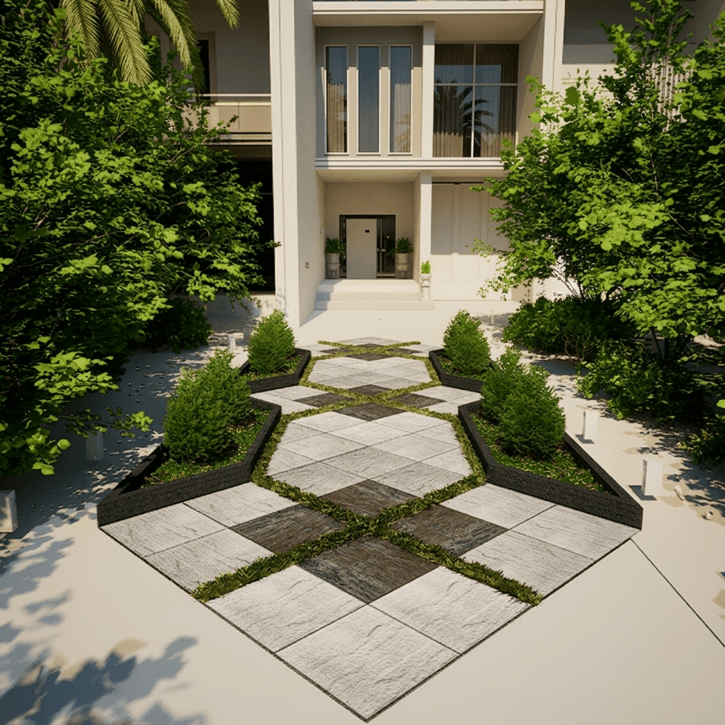 Walkway Entrance 0052 - Width 3.46 m