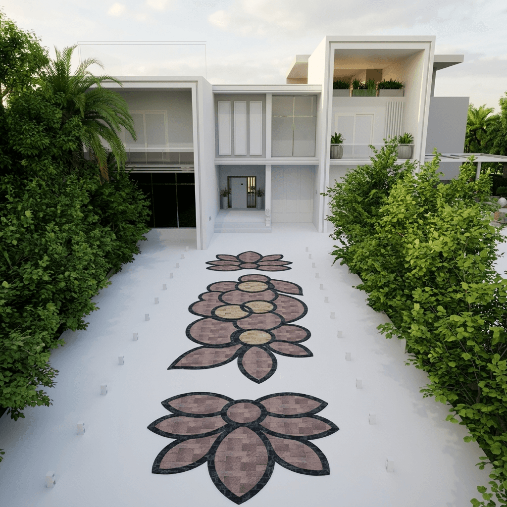 Walkway Entrance 0070 - Width 4.00 m