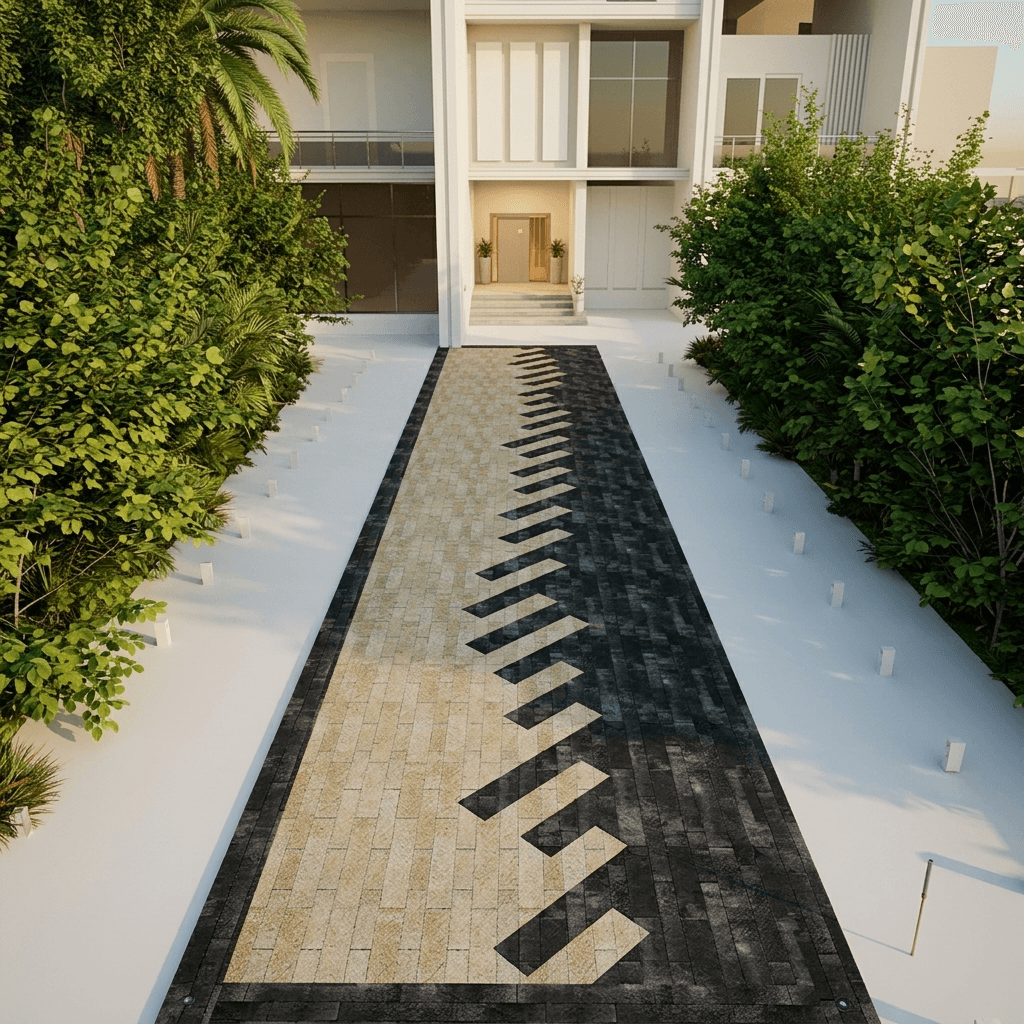 Walkway Entrance 0072 - Width 3.80 m