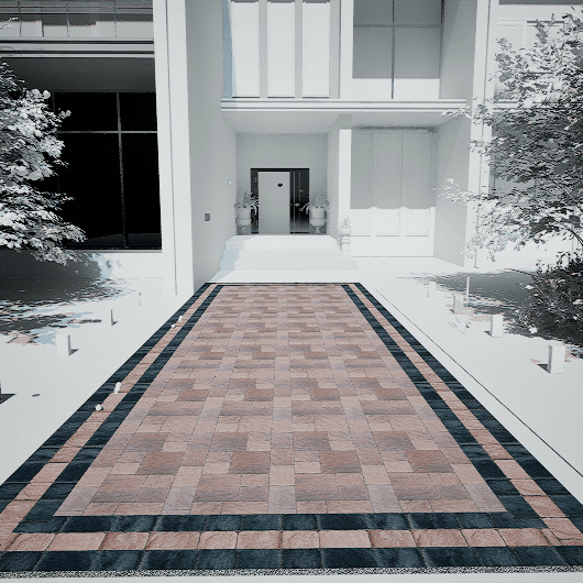 Walkway Entrance 0076 - Width 3.00 m