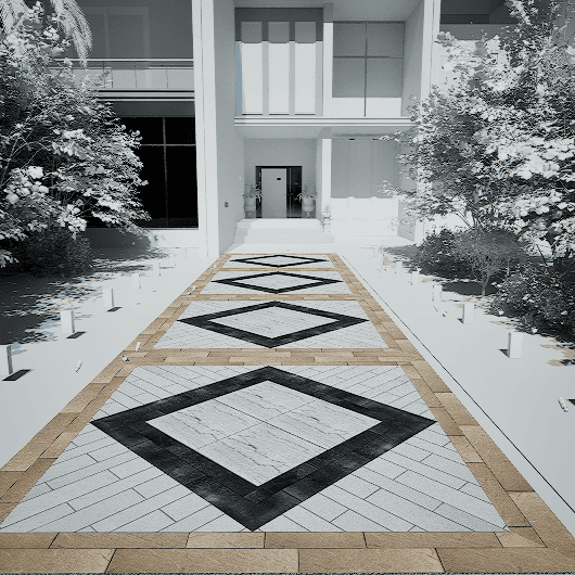 Walkway Entrance 0077 - Width 3.05 m