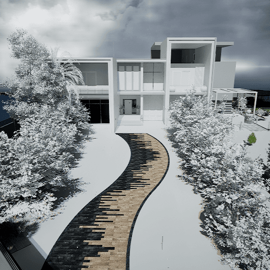 Walkway Entrance 0081 - Width 3.55 m
