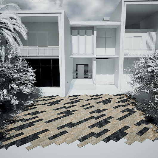 Walkway Entrance 0084 - Width 10.70 m