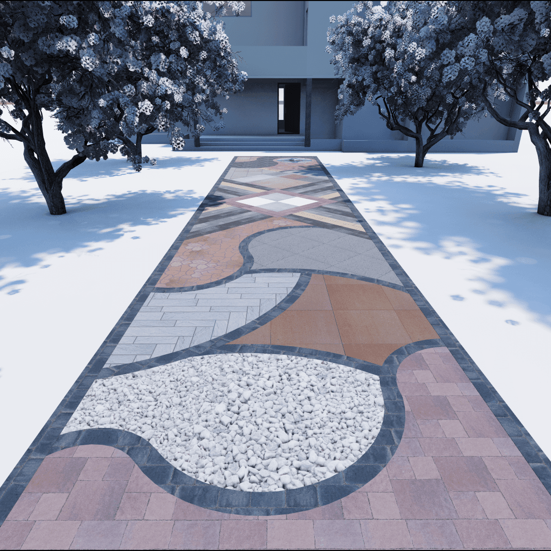 Walkway Entrance 0294 - Width 3.0 m