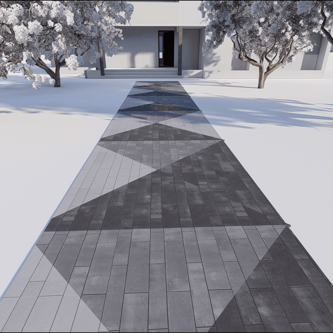 Walkway Entrance 0295 - Width 2.20 m