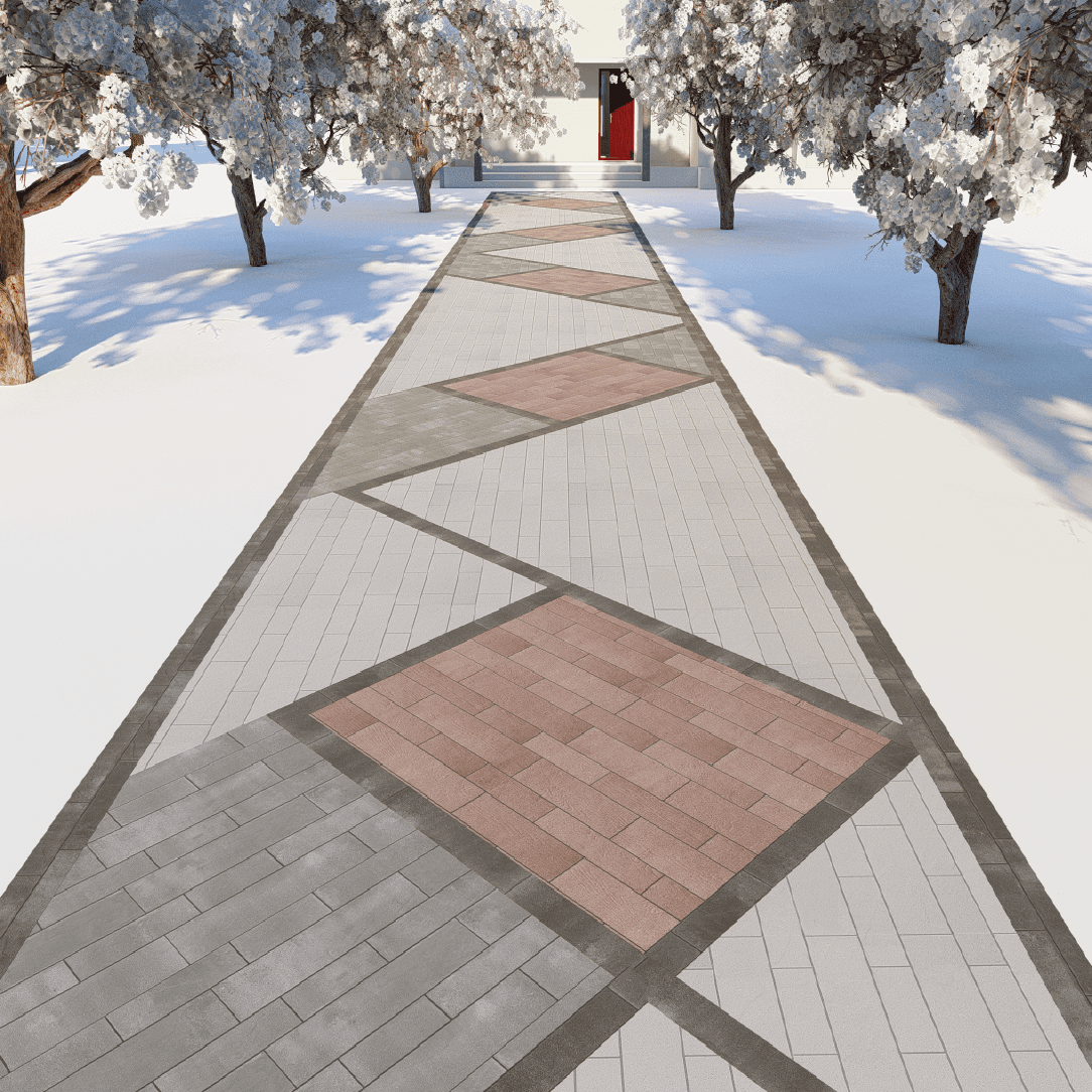 Walkway Entrance 0295 - Width 3.70 m
