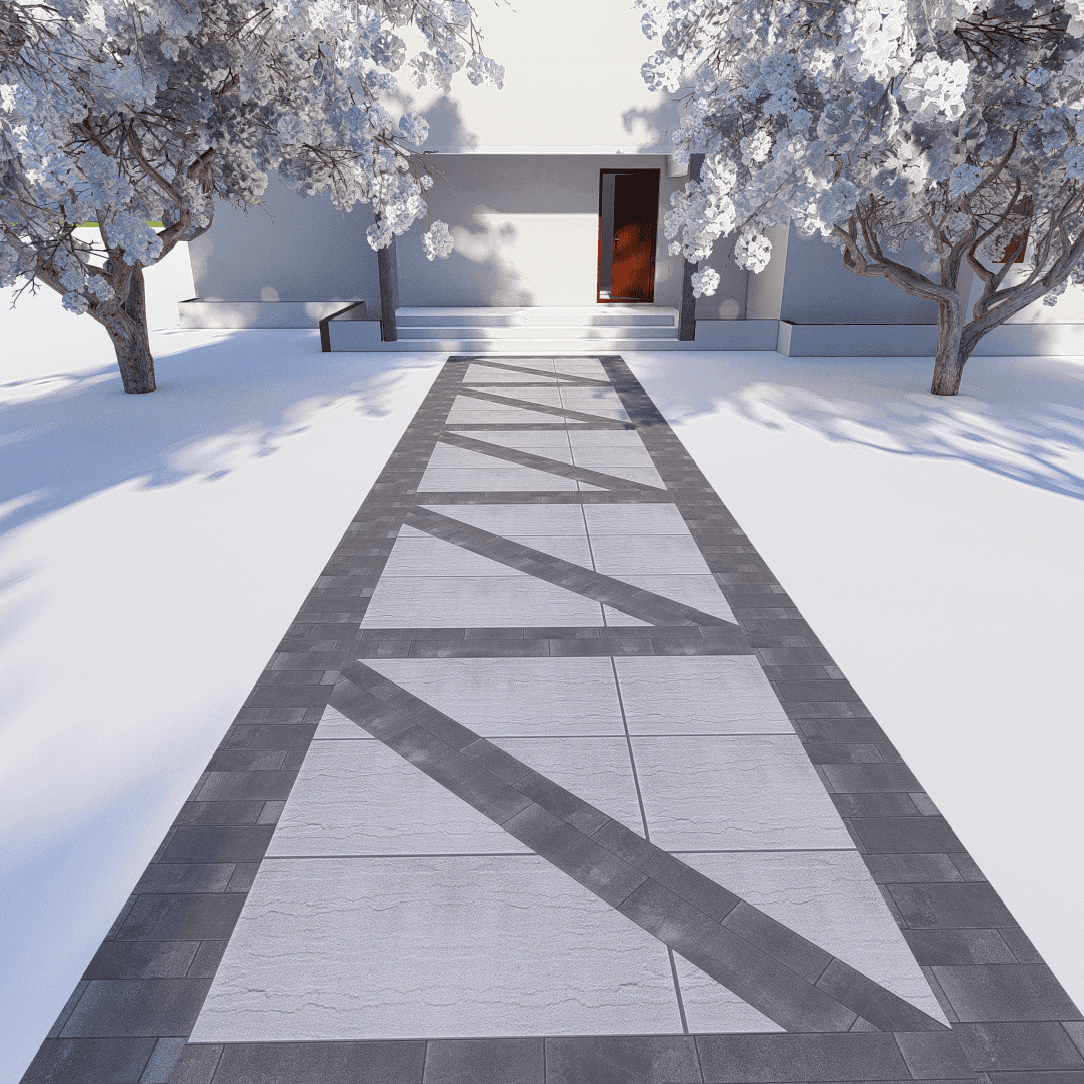 Walkway Entrance 0307 - Width 2.57 m