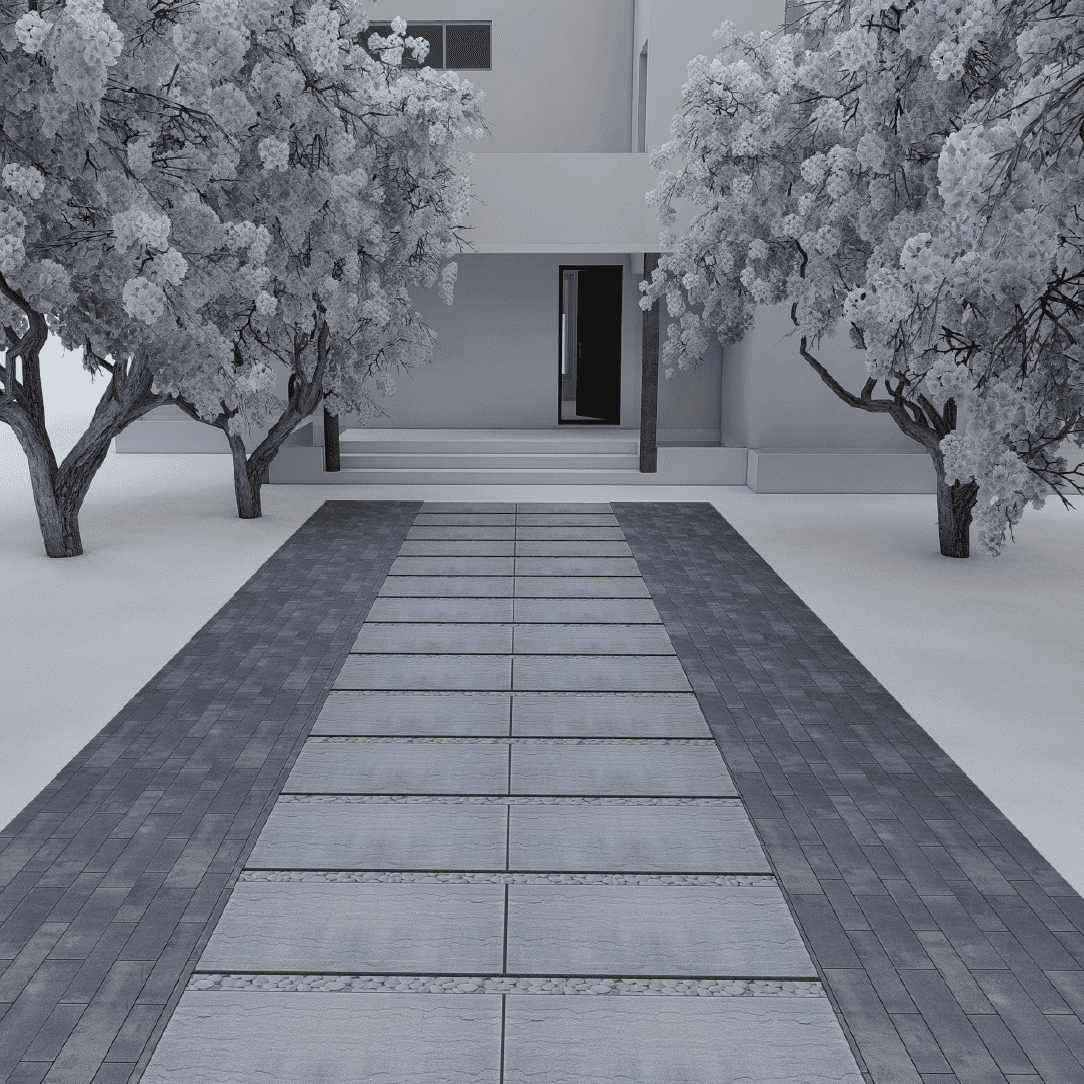 Walkway Entrance 0312 - Width 4.94 m