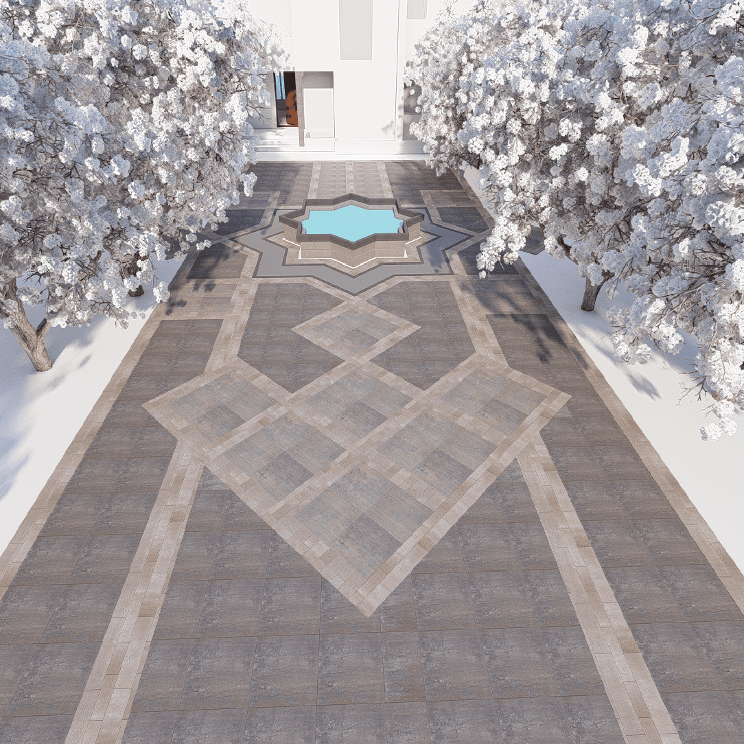 Walkway Entrance 0317 - Width 8.08 m