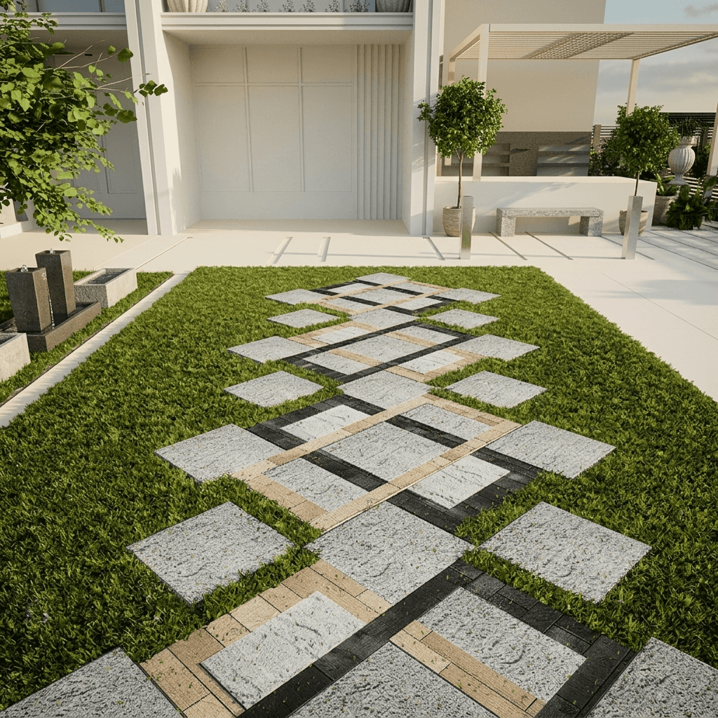 Walkway Garden 0021 - Width 3.00 m