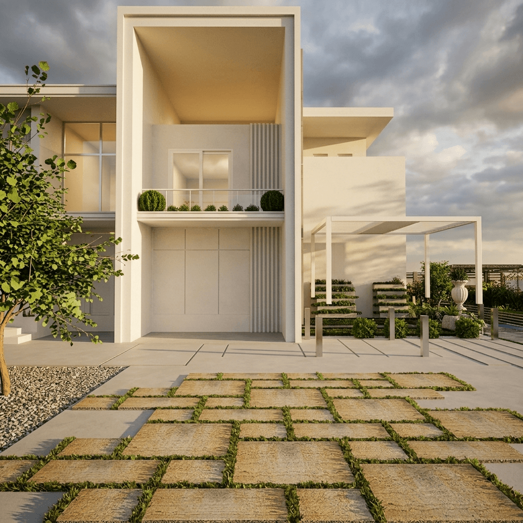 Walkway Garden 0025 - Width 6.00 m