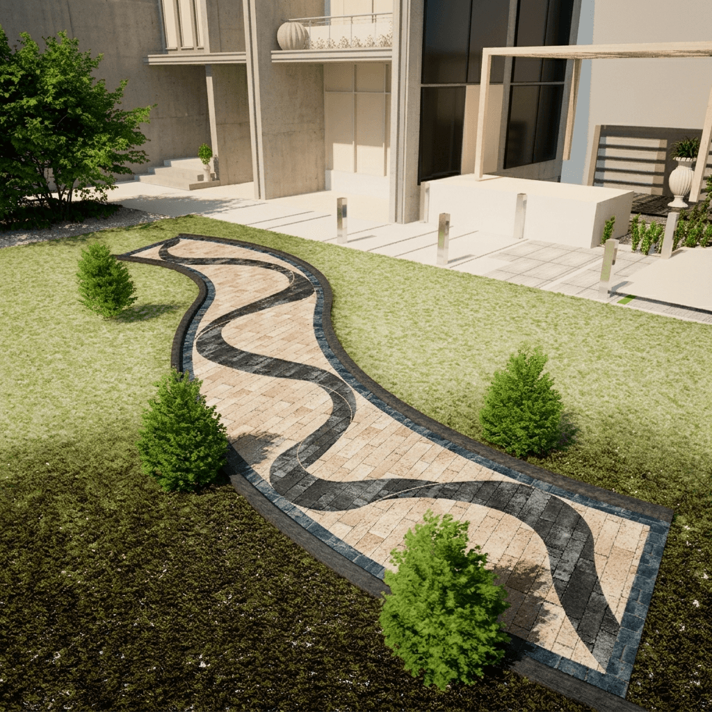 Walkway Garden 0026 - Width 2.15 m