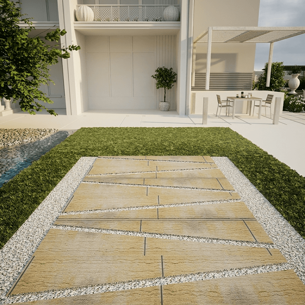 Walkway Garden 0027 - Width 3.14 m