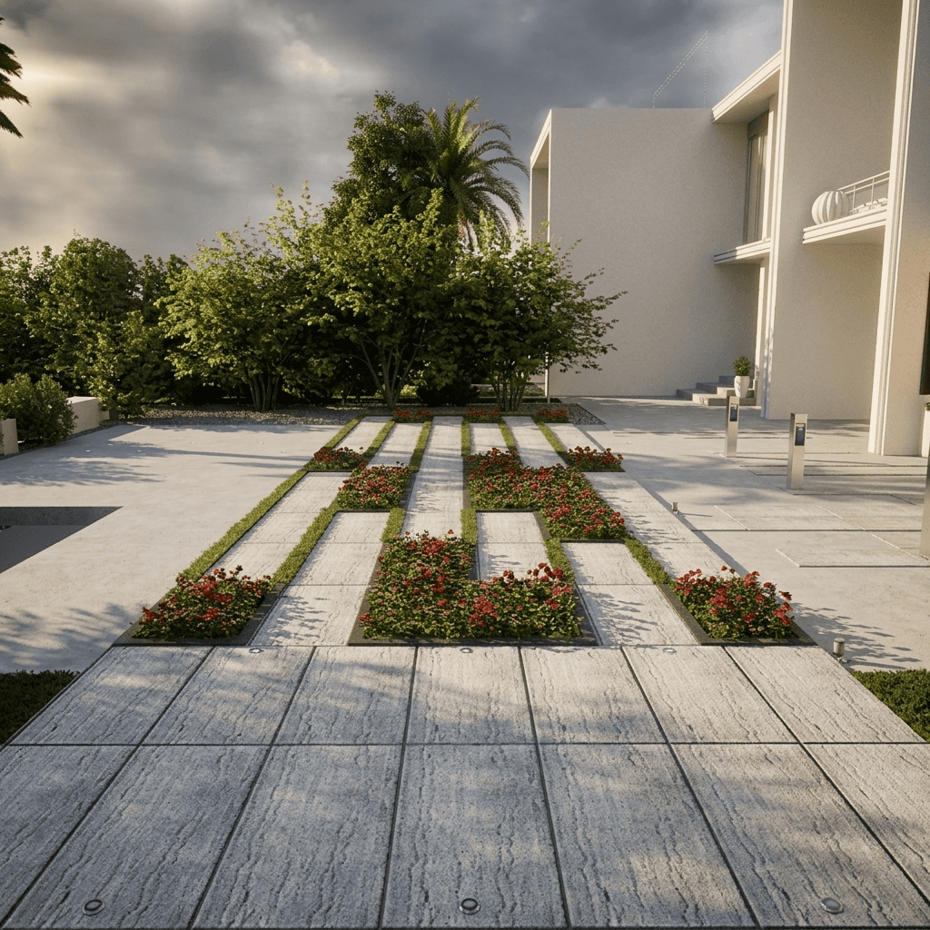 Walkway Garden 0045 - Width 4.20 m