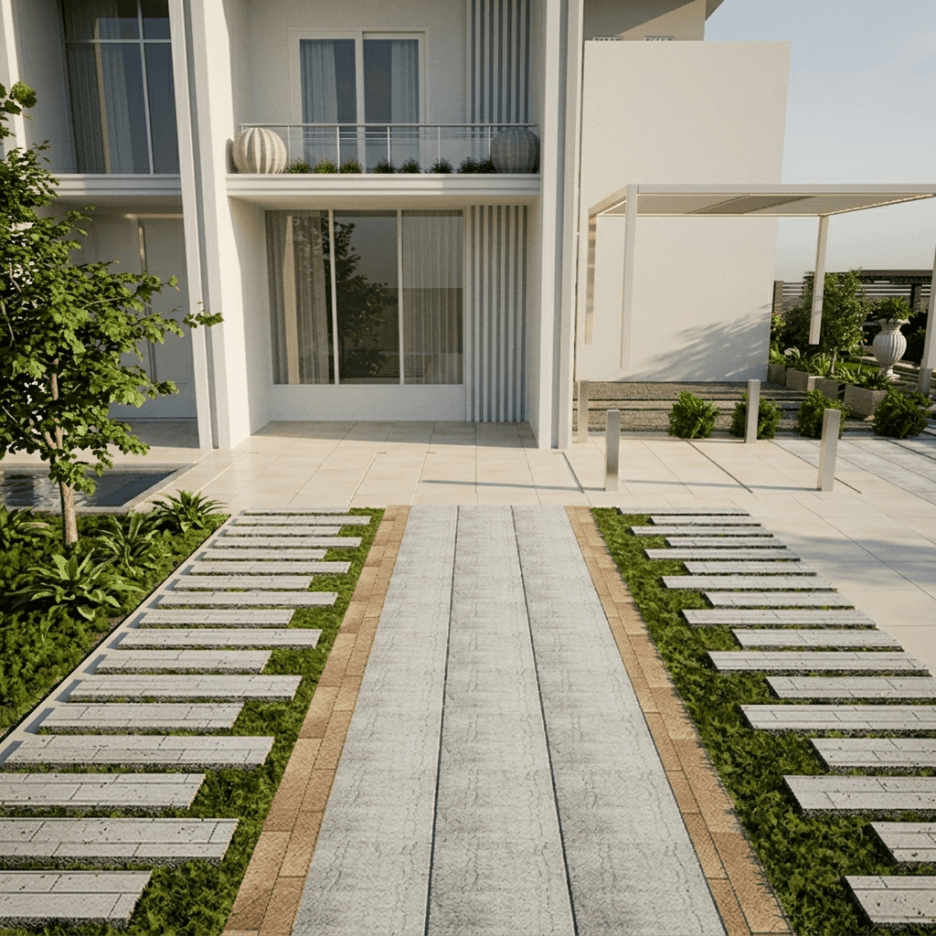 Walkway Garden 0047 - Width 5.55 m