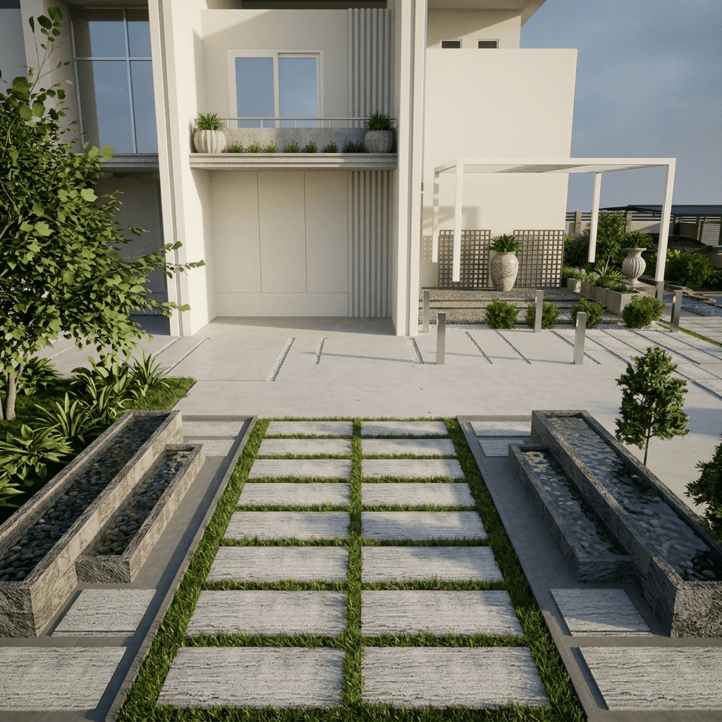 Walkway Garden 0048 - Width 6.00 m