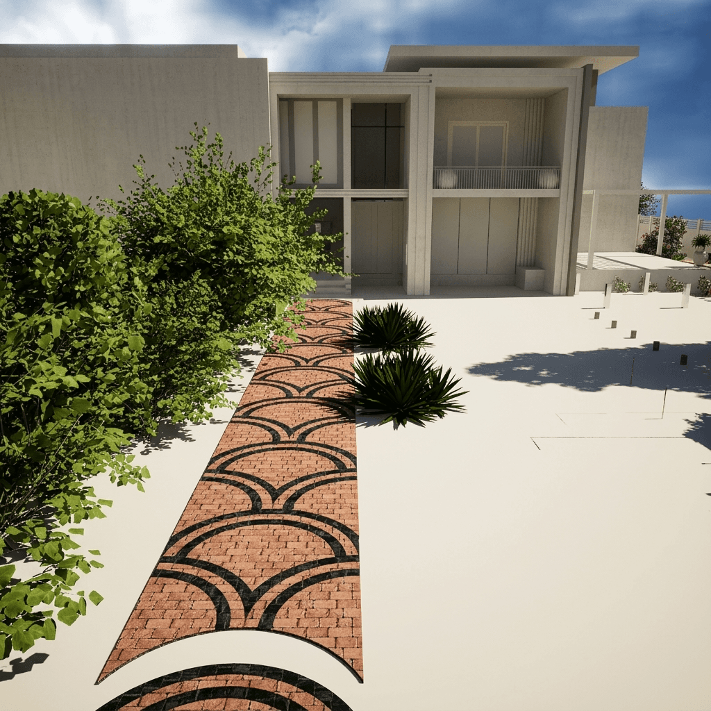 Walkway Garden 0090 - Width 2.19 m