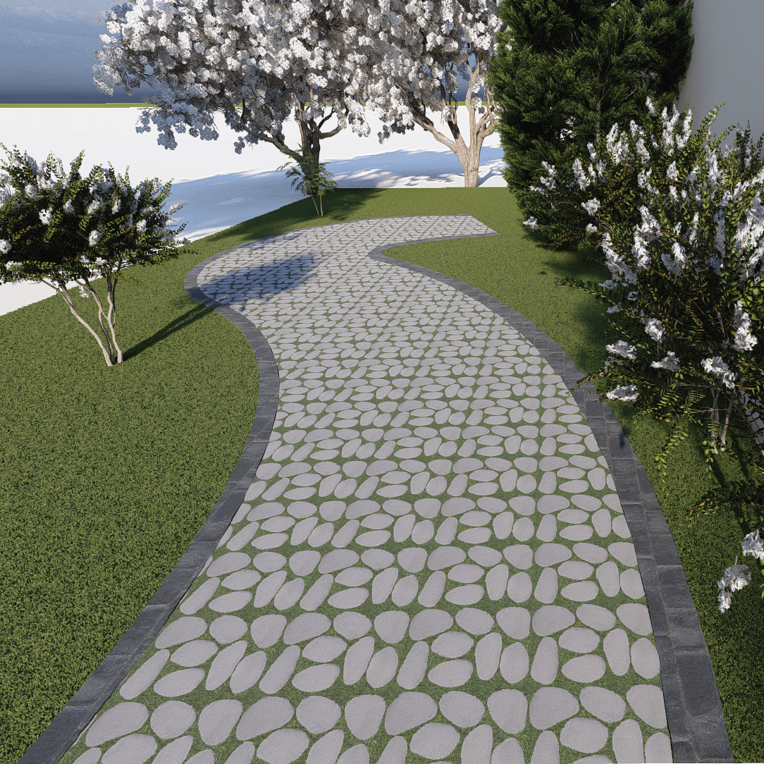 Walkway Garden 0295 - Width 2.0 m
