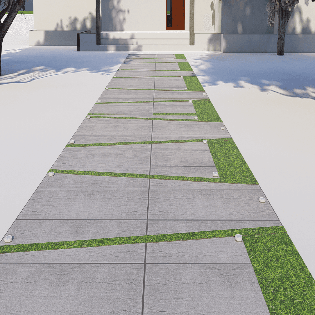 Walkway Garden 0304 - . W-2.40 m