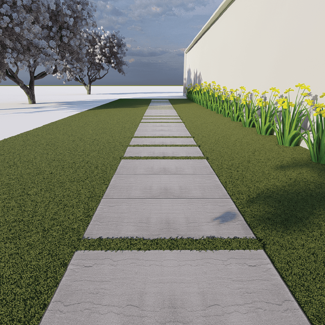 Walkway Garden 0305 - . W-1.20 m