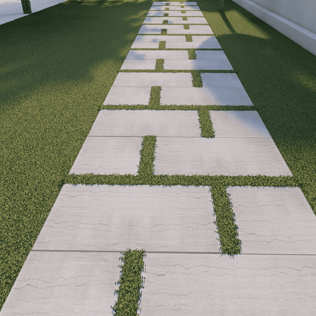 Walkway Garden 0309 - Width 1.90 m