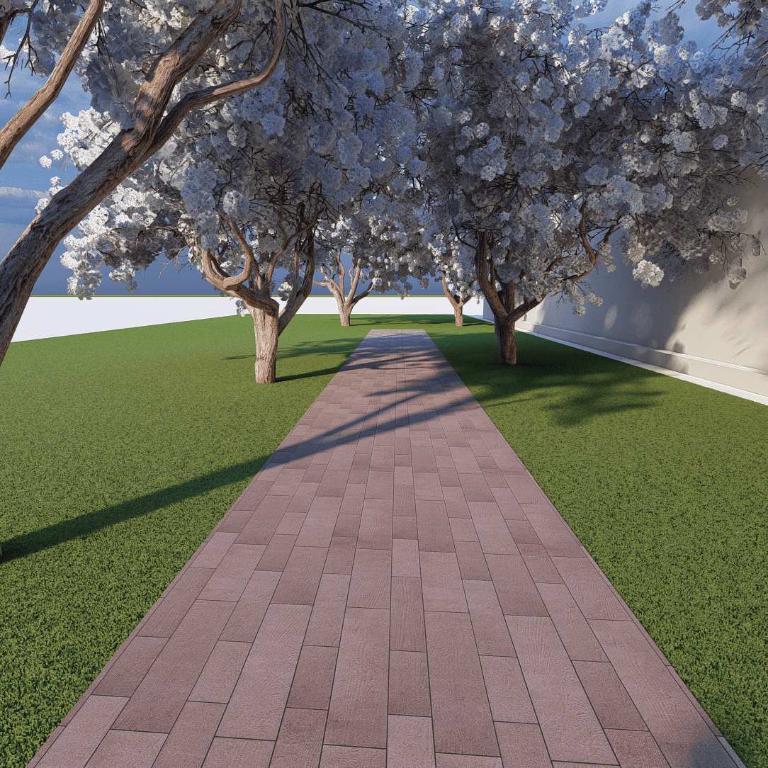 Walkway Garden 0316 - Width 1.72 m
