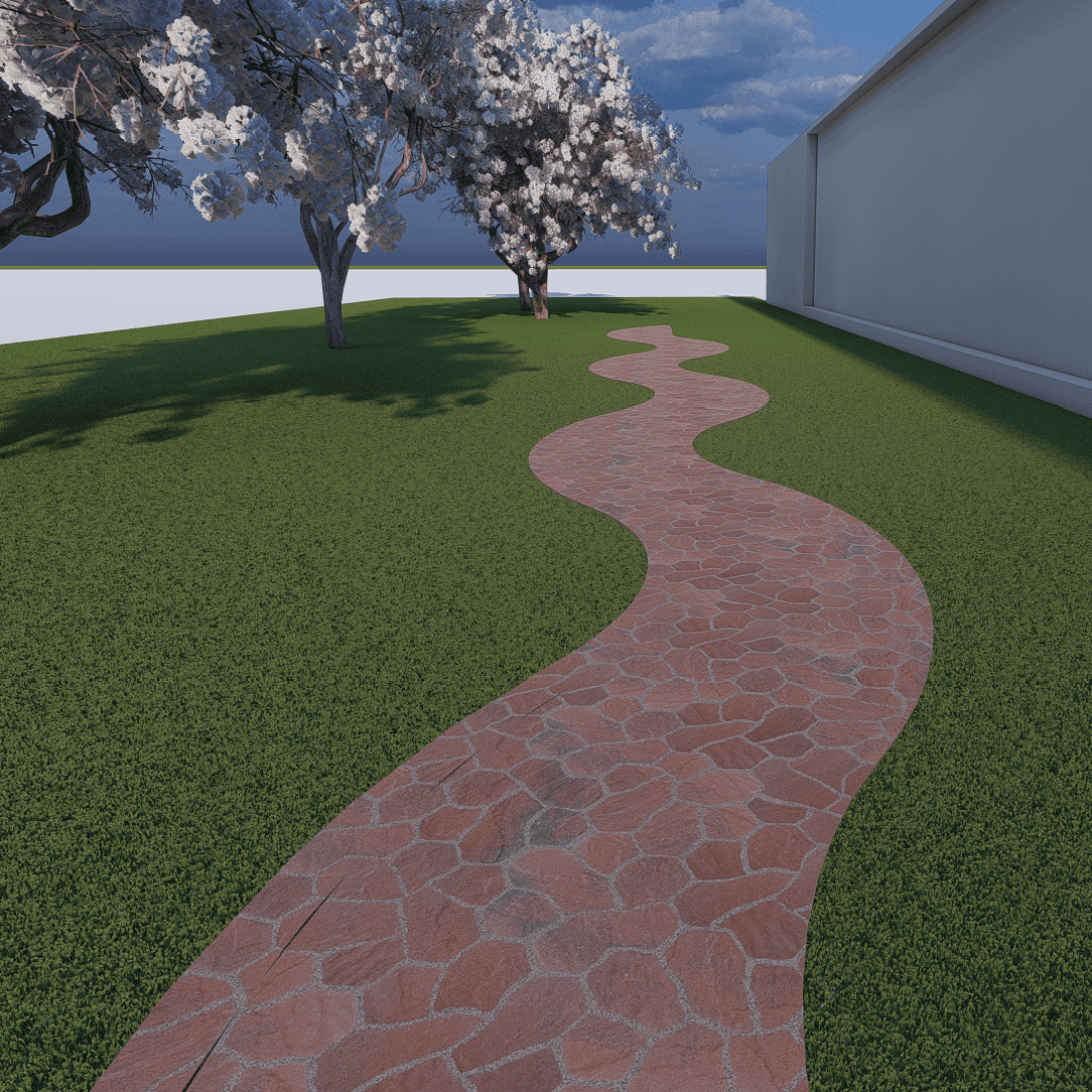 Walkway Garden 0317 - Width 1.0 m