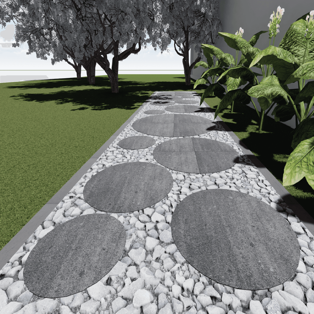 Walkway Garden 0329 - Width 2.72 m