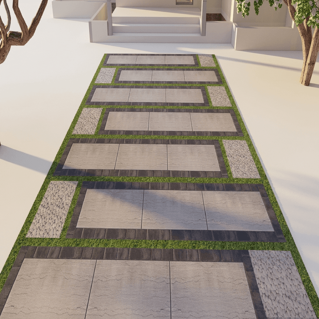 Walkway Garden 0228 - Width 6.68 m