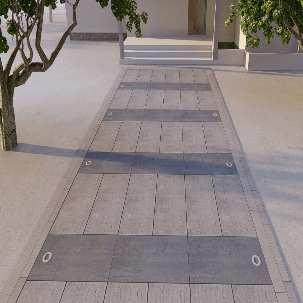 Walkway Garden 0229 - Width 4.16 m