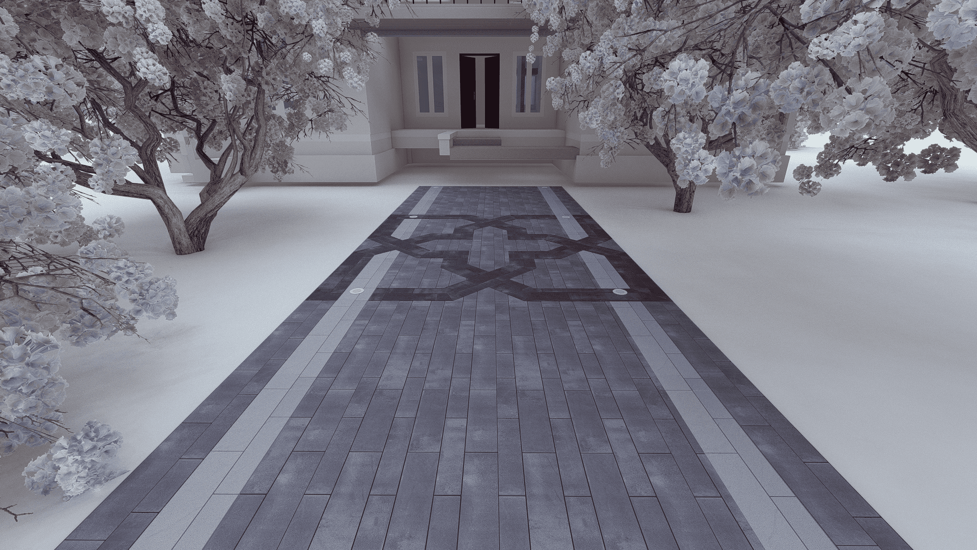 Walkway Entrance 0237 - Width 3.24 m