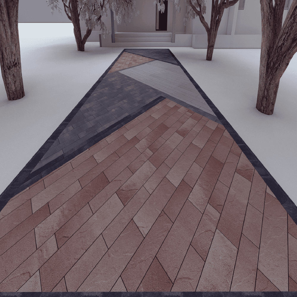 Walkway Entrance 0240 - Width 2.97 m