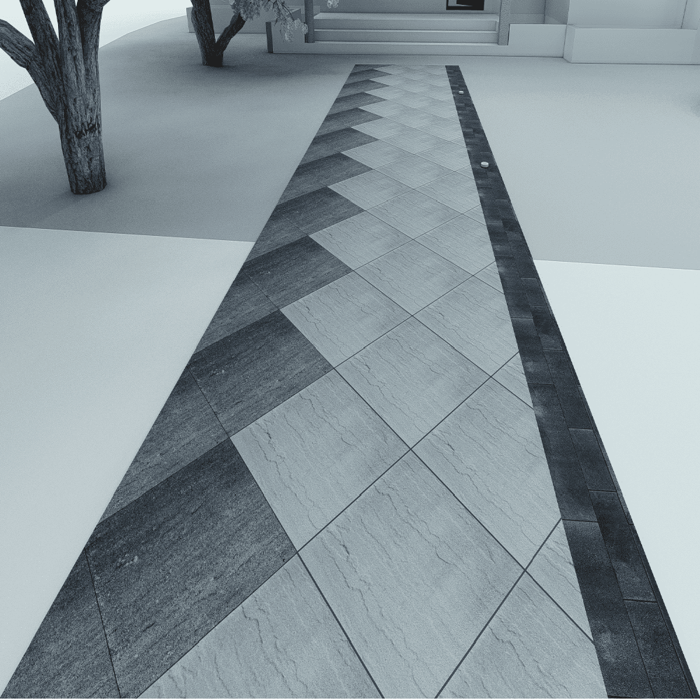 Walkway Entrance 0242 - Width 2.97 m