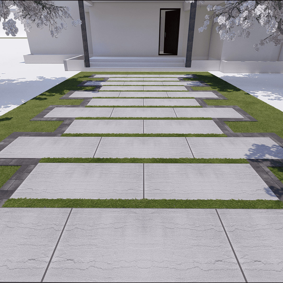 Walkway Entrance 0250 - Width 4.0 m