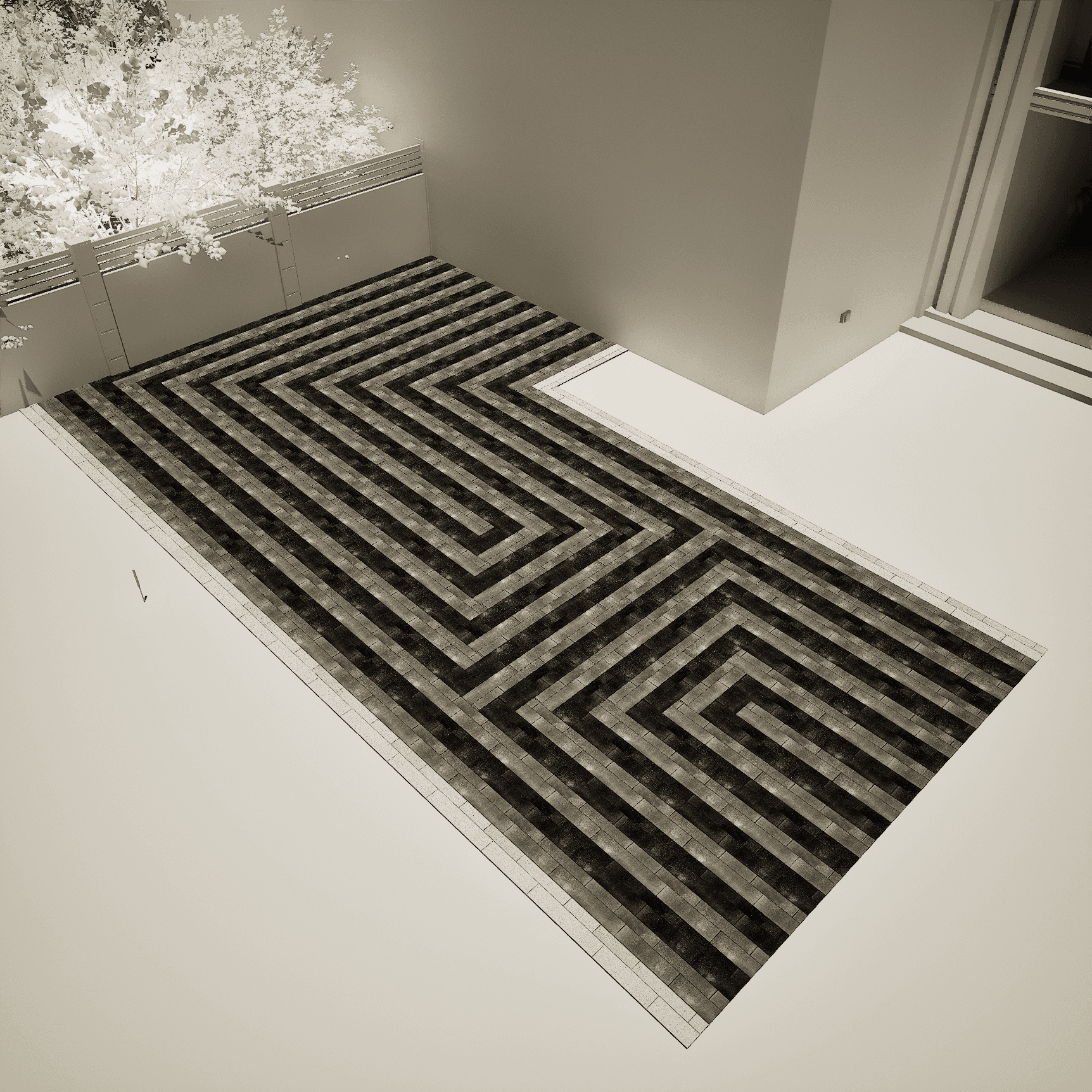 Walkway Entrance 0251 - Width 8.3 m