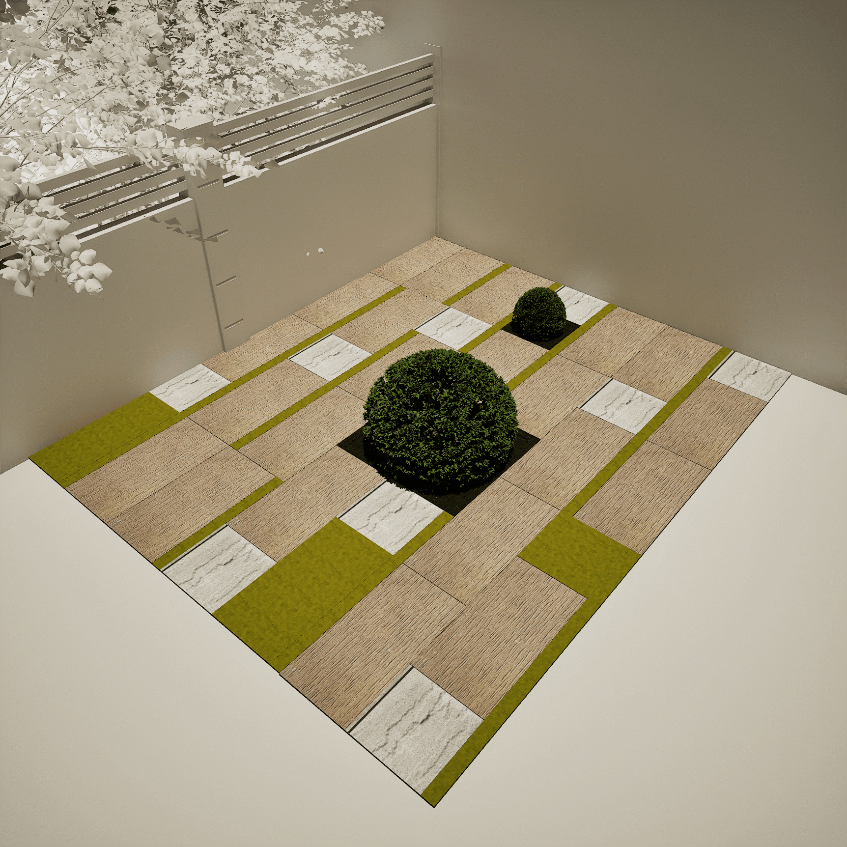 Walkway Entrance 0252 - Width 5.00 m