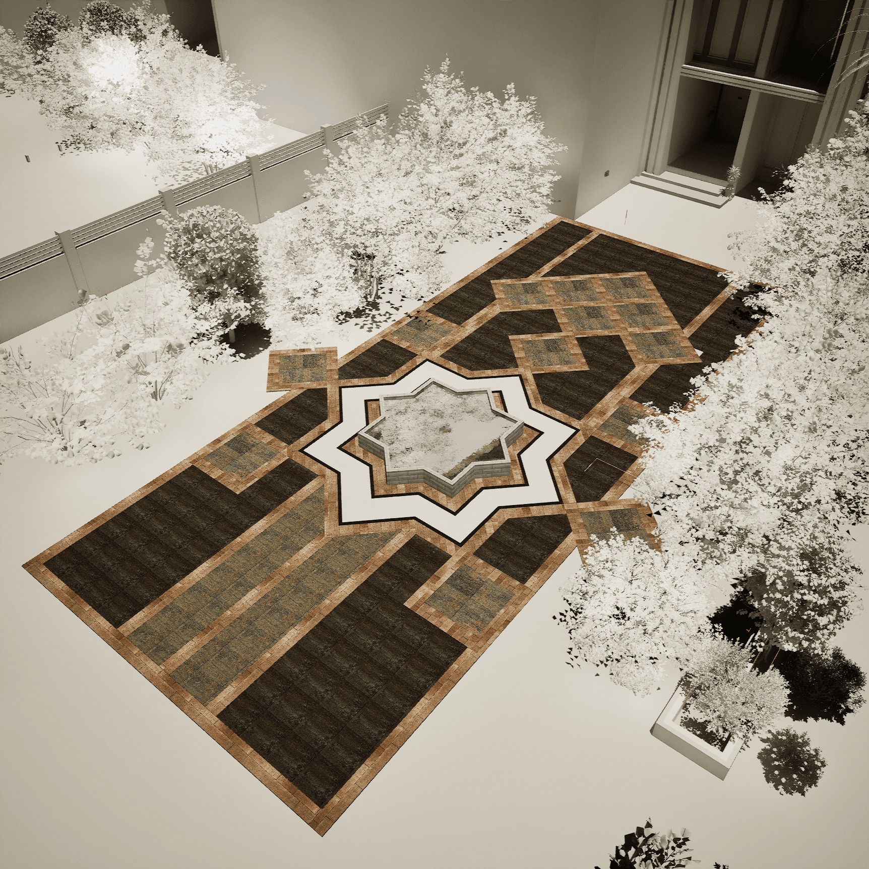 Walkway Entrance 0255 - Width 8 m