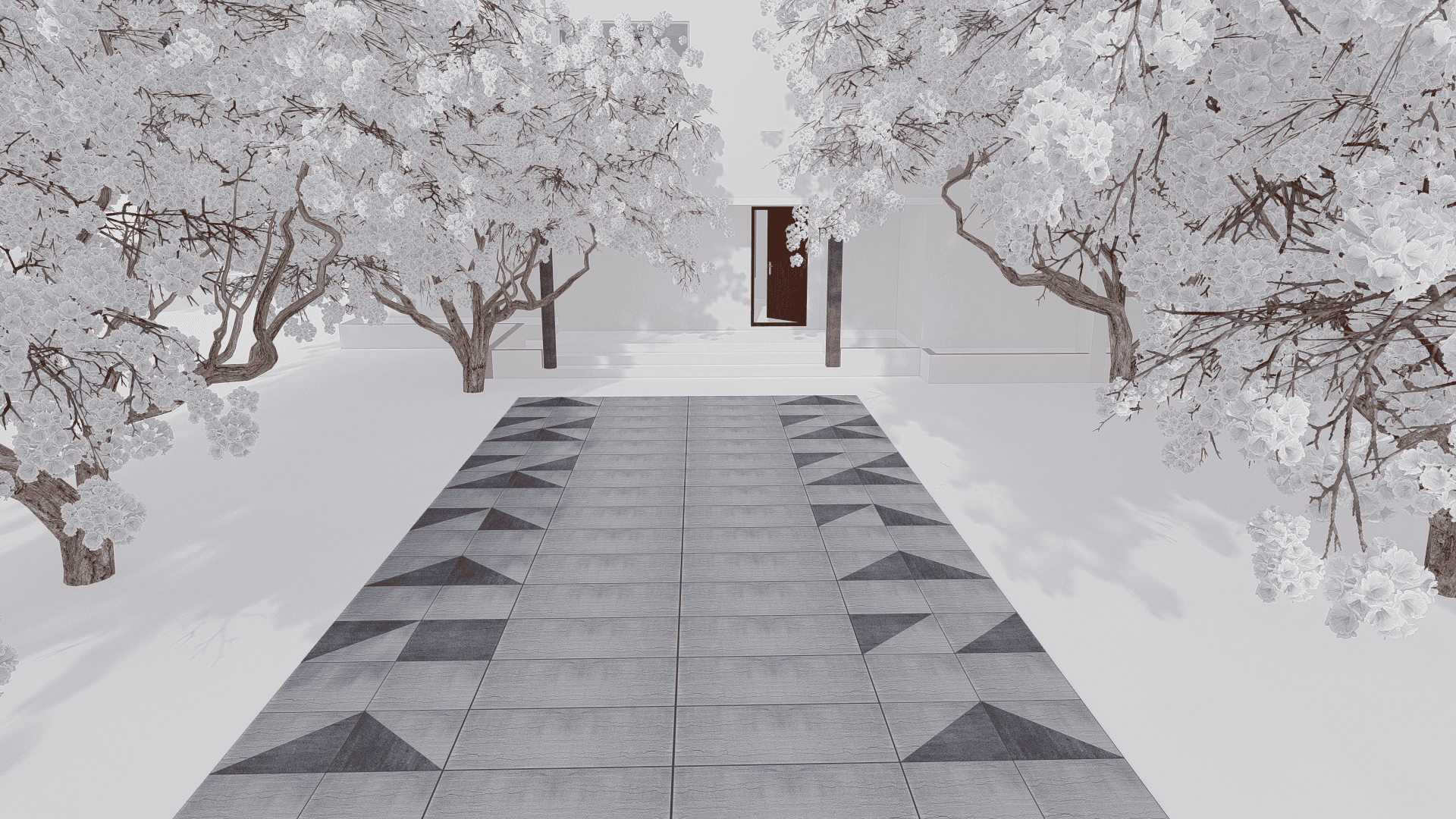 Walkway Entrance 0256 - Width 5.0 m
