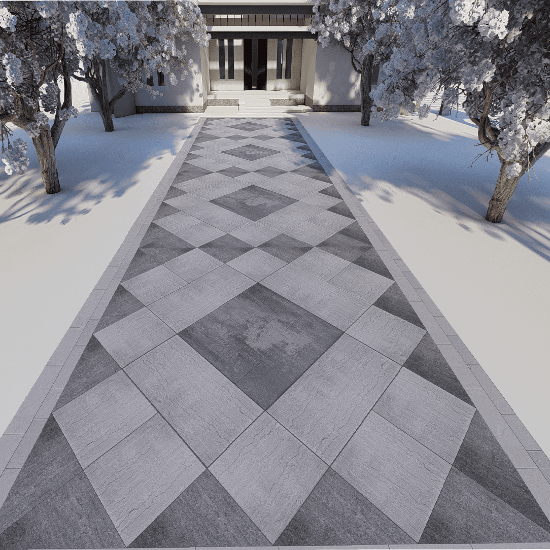 Walkway Entrance 0258 - Width 4.0 m