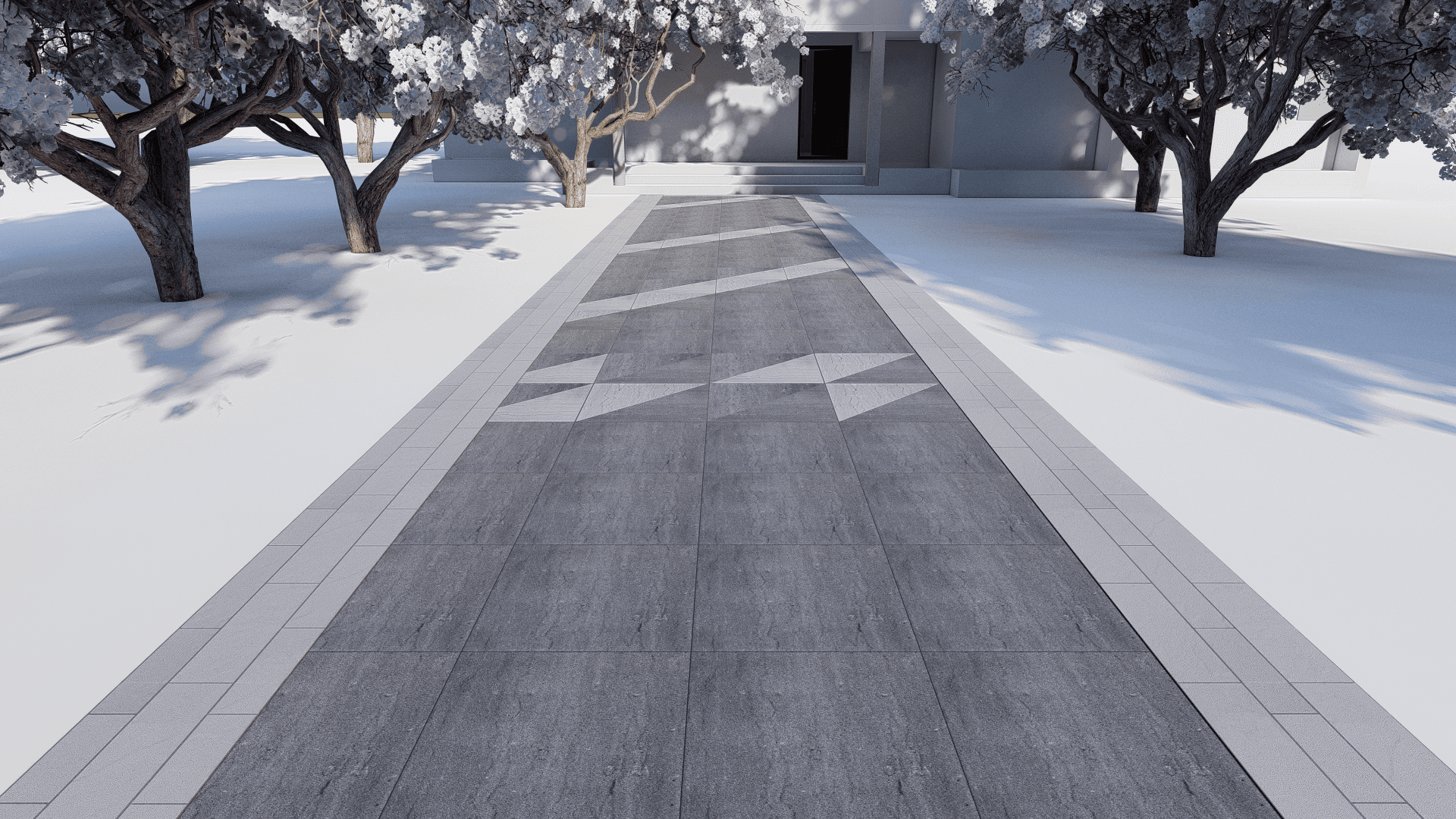 Walkway Entrance 0259 - Width 3.0 m