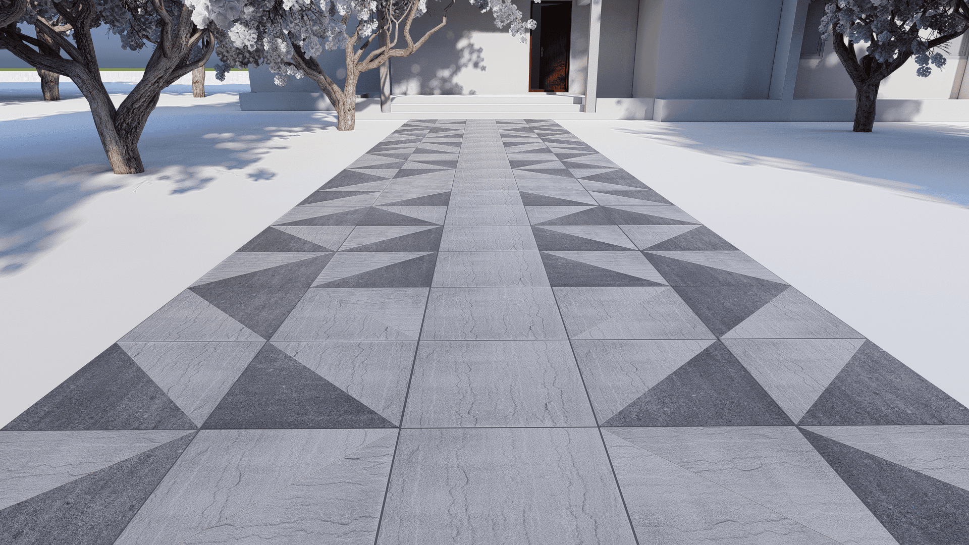 Walkway Entrance 0264 - Width 3.0 m