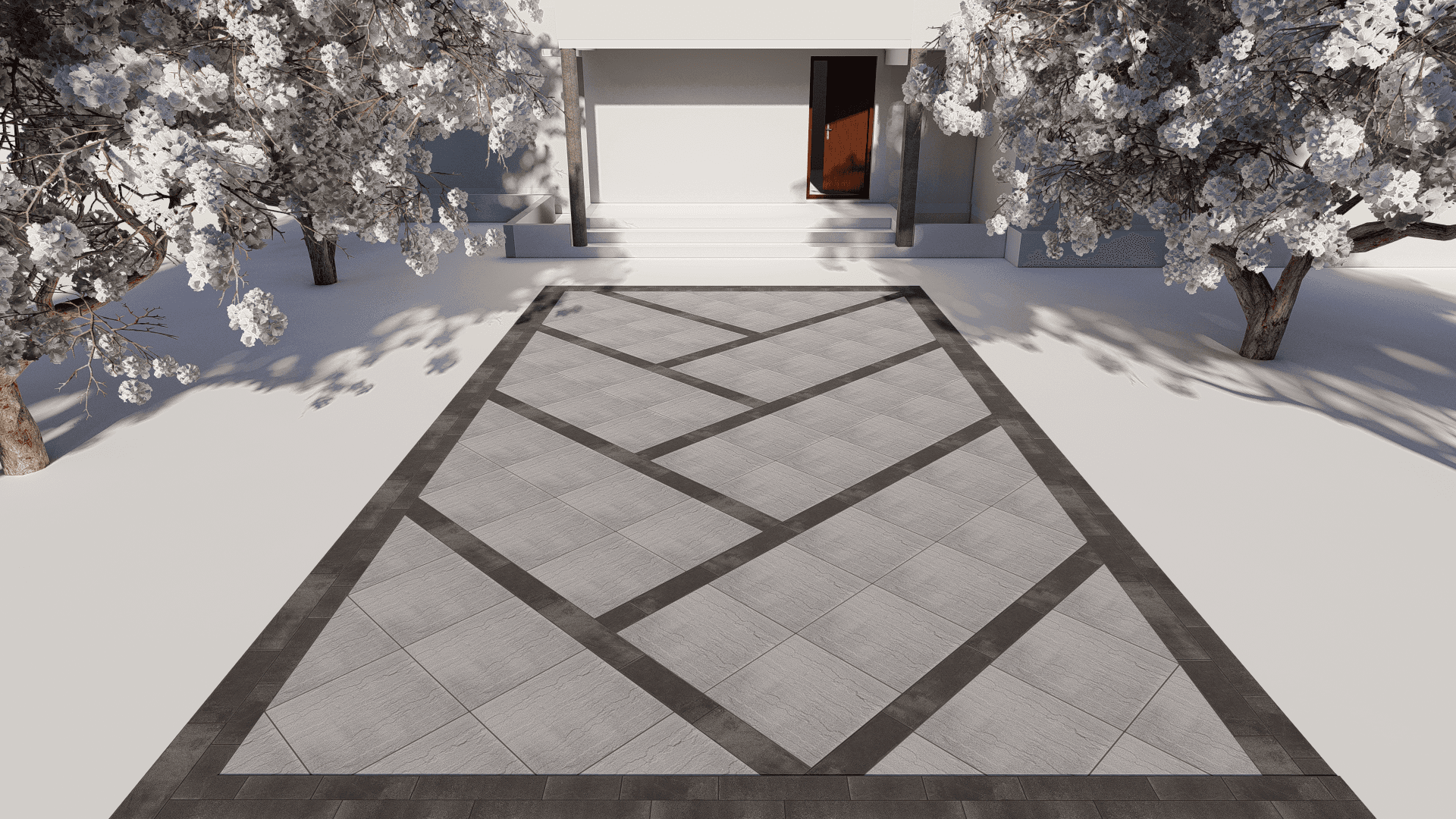 Walkway Entrance 0271 - Width 4.0 m