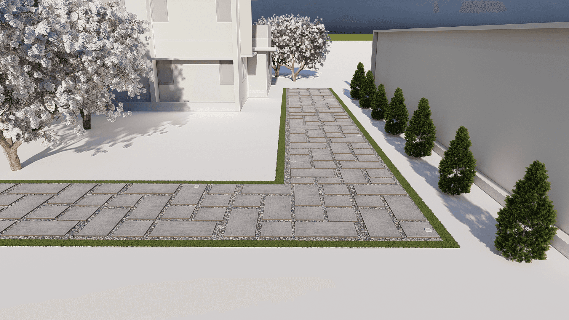 Walkway Entrance 0272 - Width 3.0 m