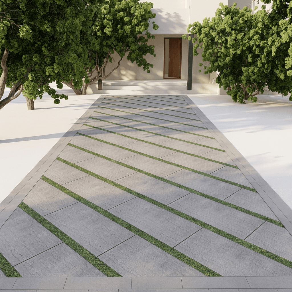Walkway Garden 0282 - Width 4.10 m