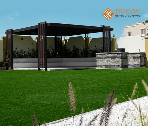 Luxury Landscape designs for hardscaping in Dubai, UAE. 