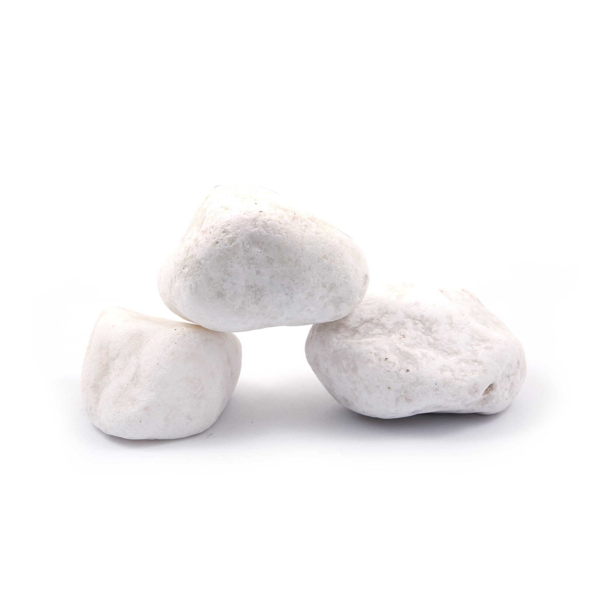 Pebbles Snow White 3 to 5cm