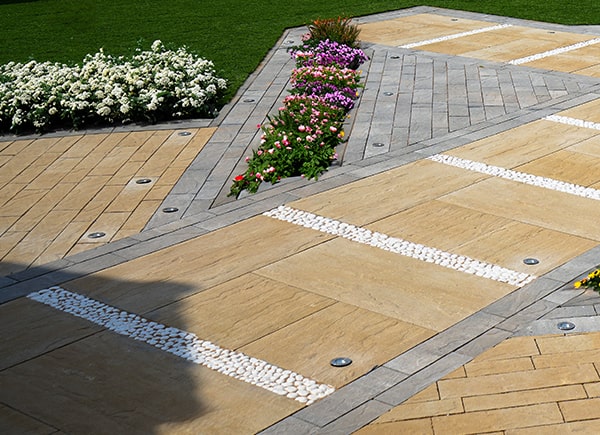 Luxury landscape pavers for hardscaping and designing outdoor spaces in Dubai, UAE.